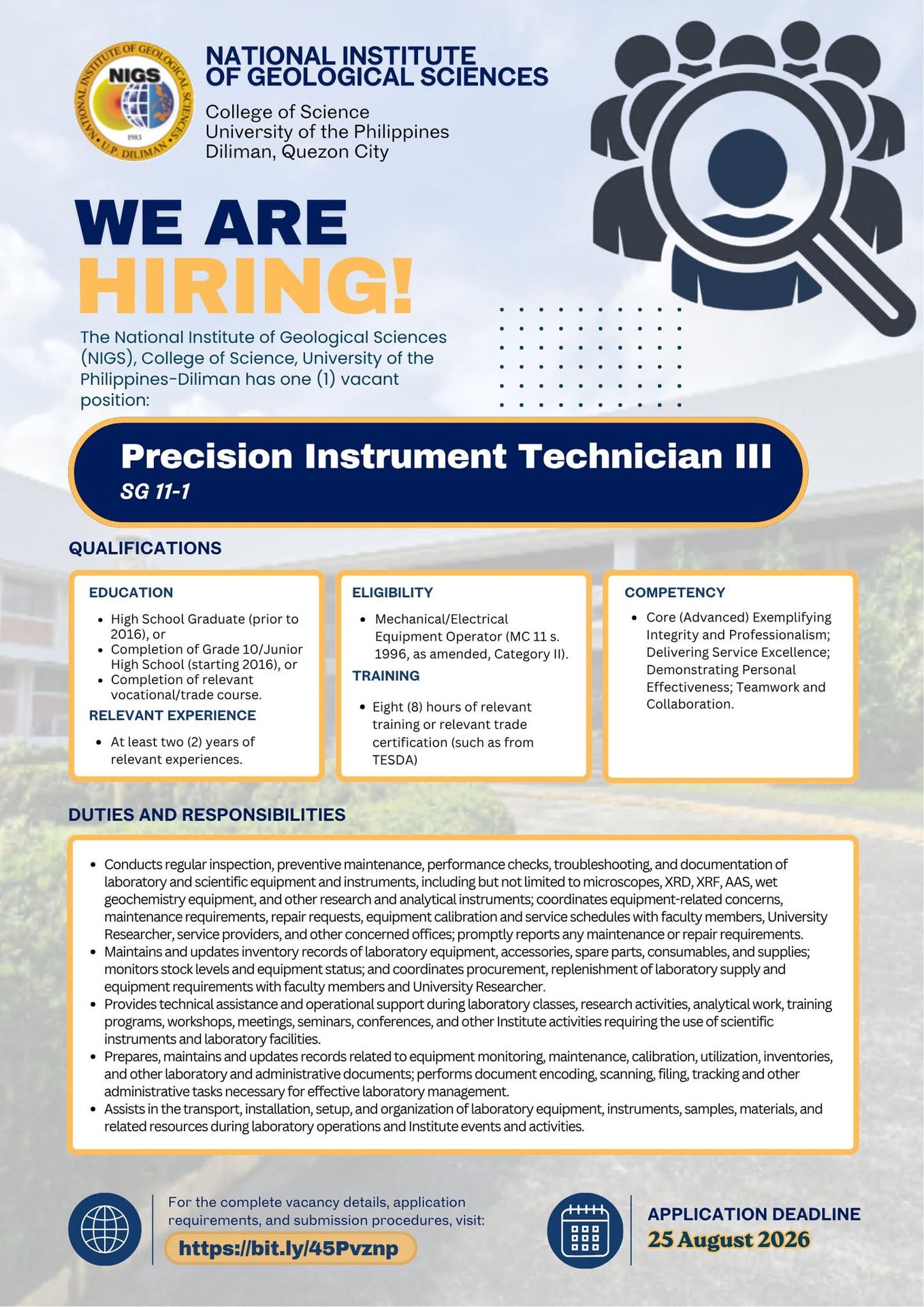 Precision Instrument Technician III